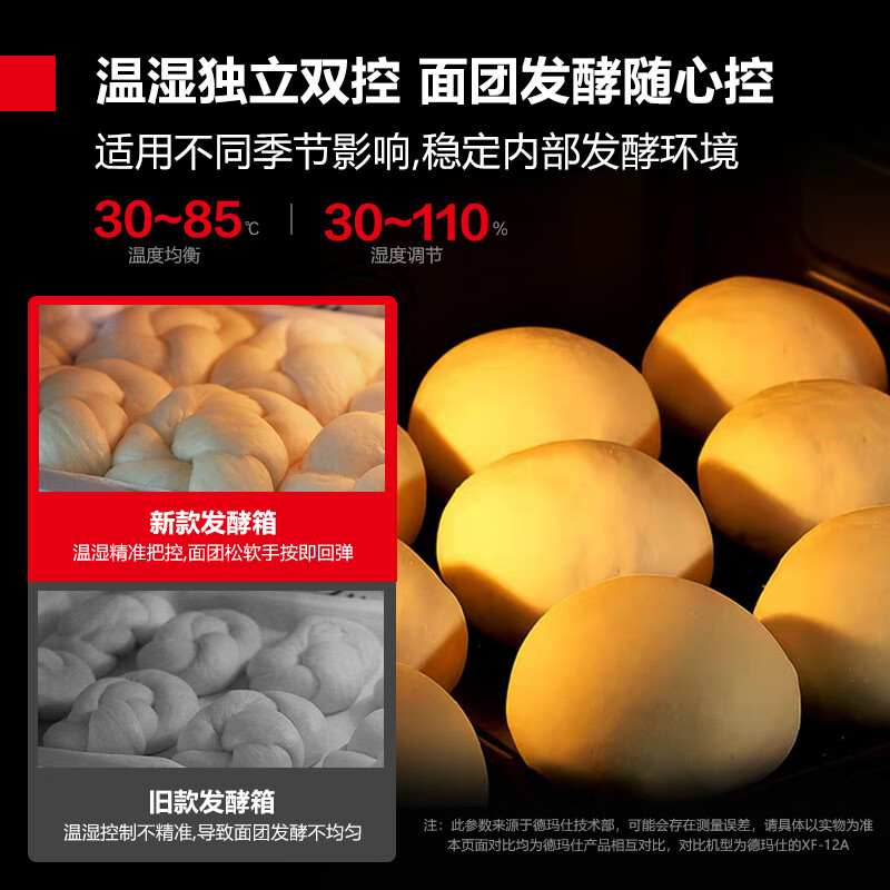 德玛仕(DEMASHI)商用发酵箱 不锈钢发酵柜恒温面粉发酵机烘焙设备 26层FJX-26高清大图