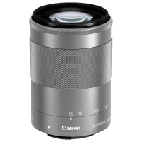 佳能(Canon) EOS M50白 (15-45mm+55-200mm )数码微单相机 双镜头套装 约2410万像素