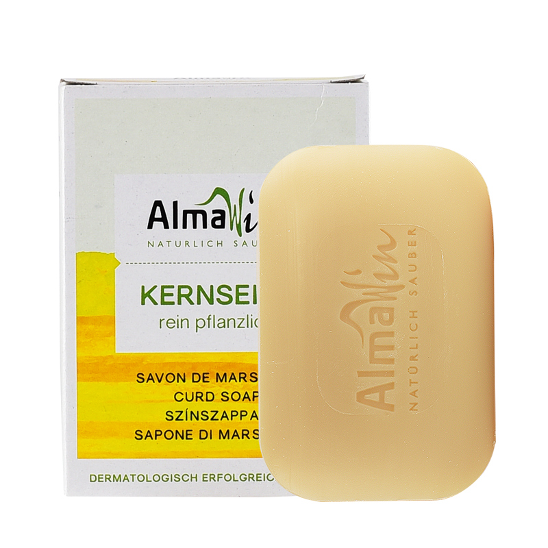 almawin德国进口有机洗衣皂洗手皂 洗衣/手两用香皂肥皂透明皂植物