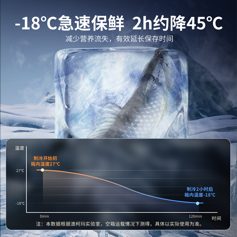 澳柯玛VF-900AG四门冰箱商用-18°C厨房冰箱大容量中梁加热防凝露全铜管