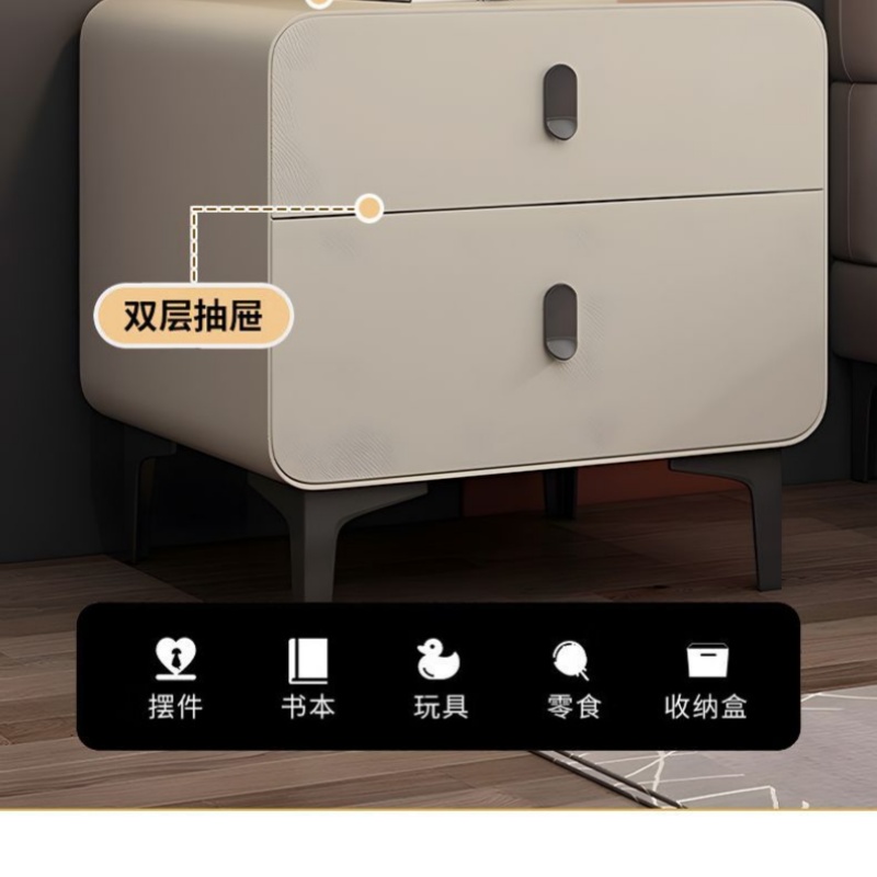 演发木制床头柜高清大图