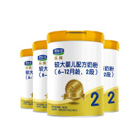 君乐宝（JUNLEBAO）乐纯奶粉2段幼儿配方牛奶粉800g*4罐-无礼品