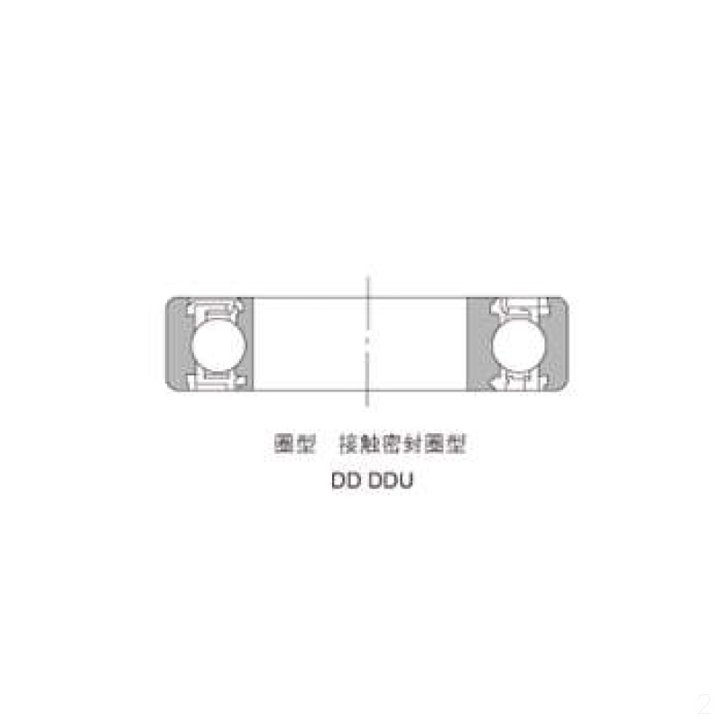 NSK 6302DDU 单列深沟球轴承 接触橡胶密封型 6302DDU(包装数量 1个).