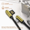 ASPOR A118 Micro数据线 90°弯头防缠绕2.4A快充数据线持久耐用安全保护