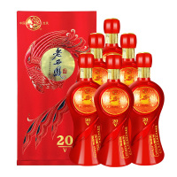 西凤酒45度 老西凤V20 凤香型 婚宴送礼 礼盒装西风酒白酒 整箱500ml*6瓶 陈年老酒