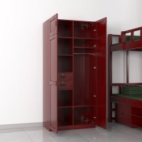 臻远 ZY-JFJJ-09 内务柜物品柜营房家具木质衣柜单人更衣柜