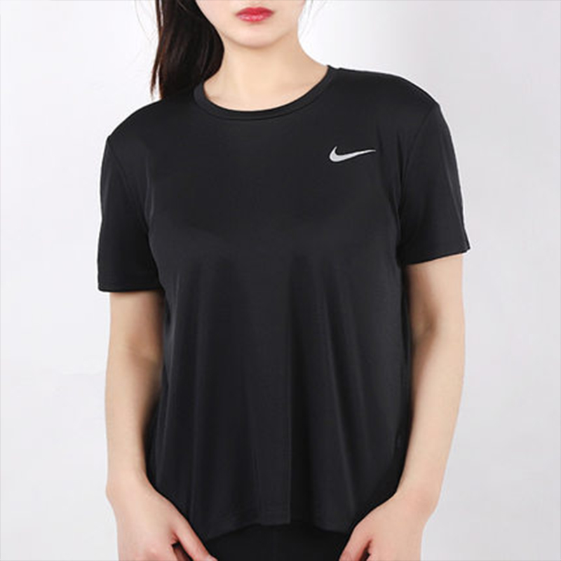 NIKE耐克短袖女跑步运动T恤宽松上衣半袖AJ8122-010高清大图