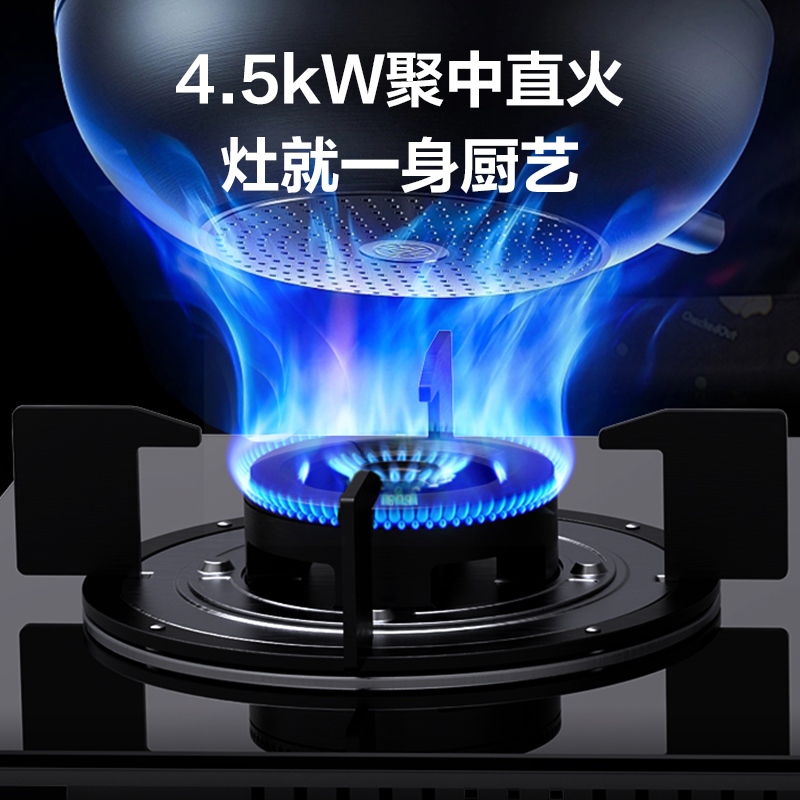华帝(vatti)JZY-ZS105燃气灶液化气灶4.5kW 63%热效率 一级能效高清大图