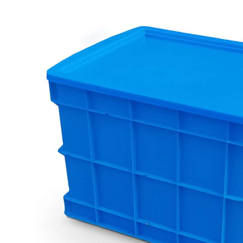 臻远ZY-SNXD-92收纳储物箱长方形物流中转箱带盖子 570*415*360mm高清大图