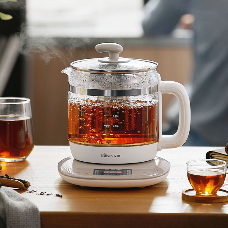 小熊养生壶全自动玻璃多功能电热花茶壶家用养身养生壶