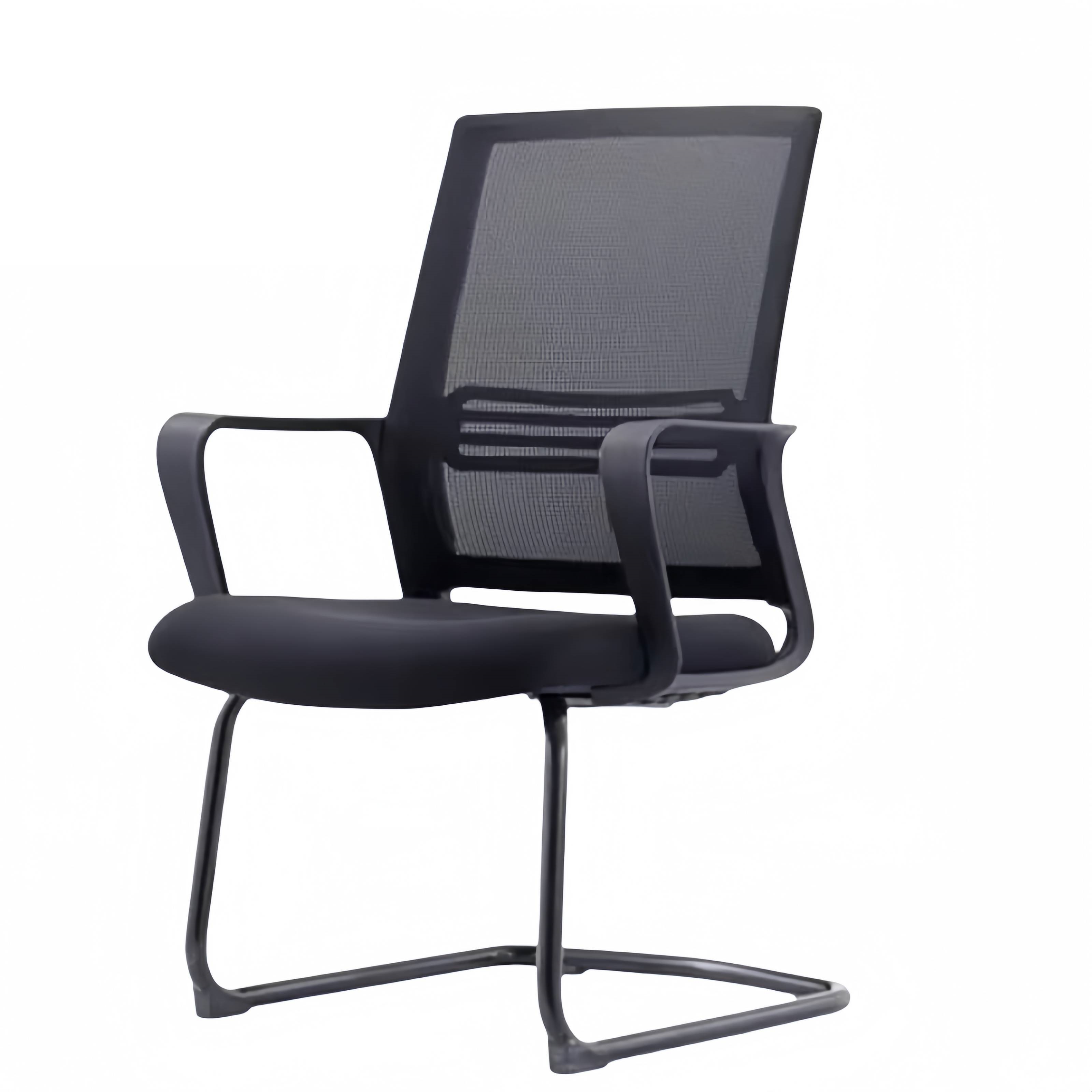 怡卓欧弓形椅办公椅把高清大图