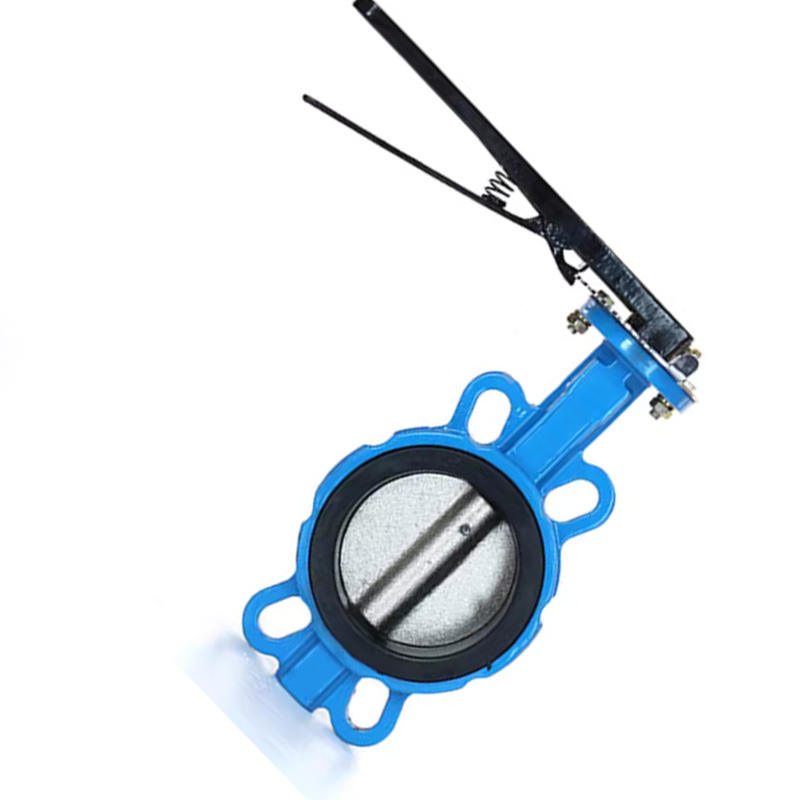 云型巨 对夹蝶阀 D71X-16/DN80 个高清大图