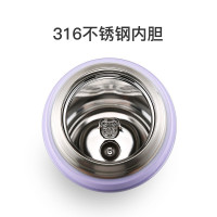 杯具熊双鱼座成人保温杯男女316不锈钢内胆学生水杯车载商务直身杯子户外玩潮380ml