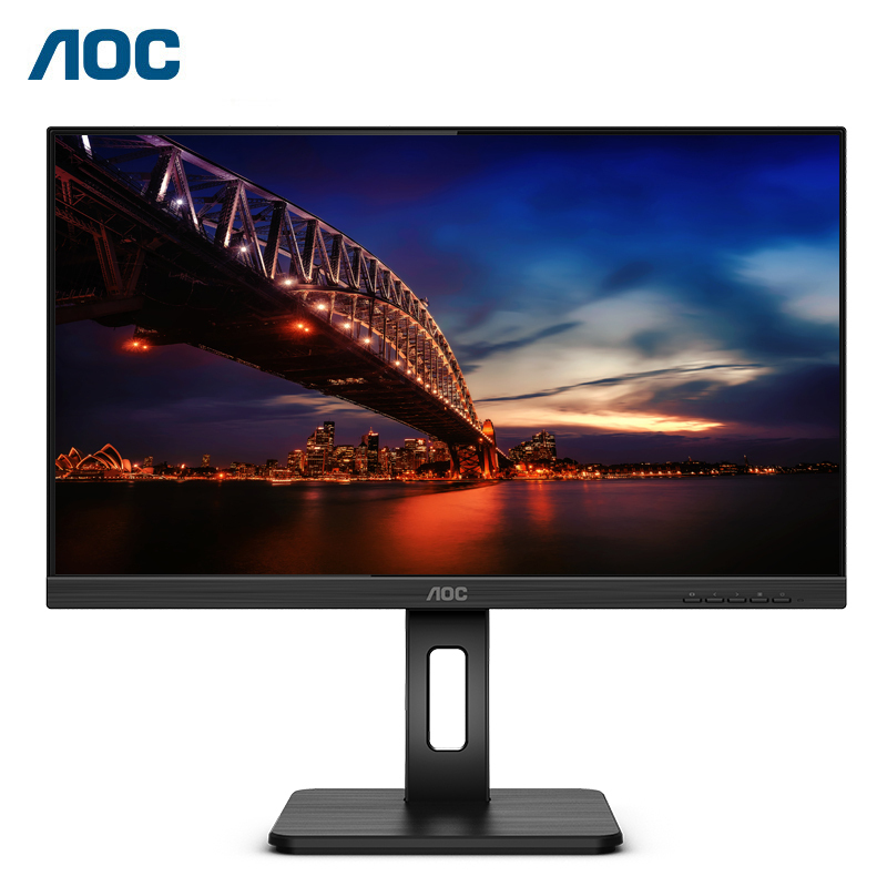AOC 27英寸 4K高清 IPS技术屏 Type-C接口 旋转升降 家用设计办公TUV低蓝光电脑显示器U27P2C