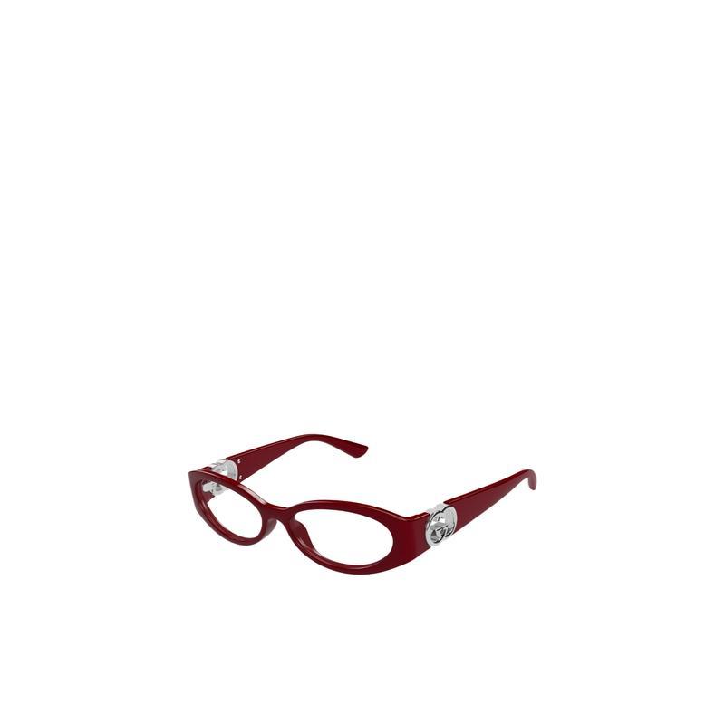 Gucci/古驰女士全框平光眼镜醋纤复古框型赠镜片不退不换
