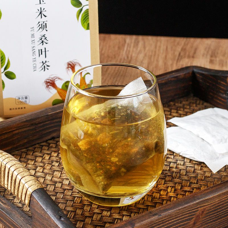 花草奥秘玉米须桑叶茶中老年人茶菊花决明子茶降三茶桑叶玉米须茶