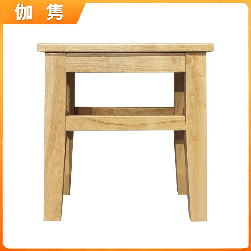 伽隽 实木办公椅方凳 400*300*450mm 把高清大图