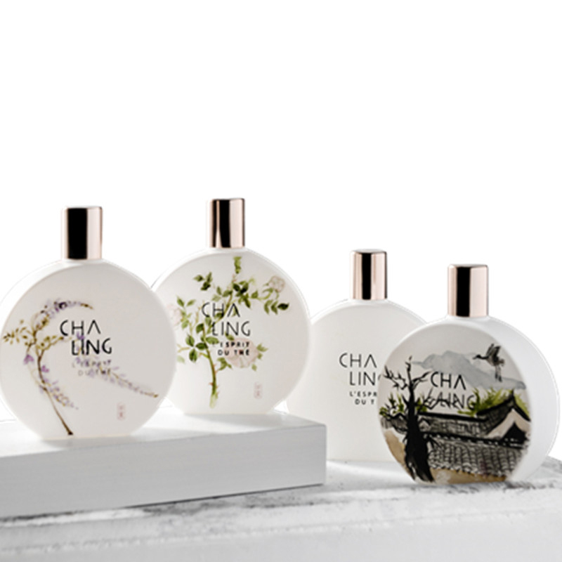 茶灵 香氛100ml 限量版 茶香混合木香 陶瓷淡雅瓶身限量手绘 茶花邂逅香氛