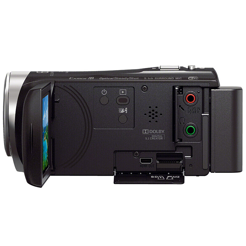 索尼(SONY)HDR-CX450 高清数码摄像机 光学防抖30倍光学变焦 蔡司镜头(含256G卡+备电+单肩包+三脚架高清大图