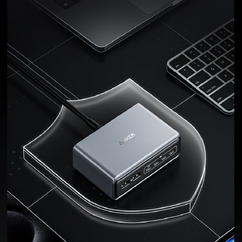 安克(anker)A2683 六口桌面充电器高清大图