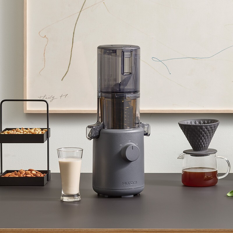 惠人 (HUROM)原汁机创新无网韩国进口多功能大口径家用低速榨汁机H310A浅蓝高清大图