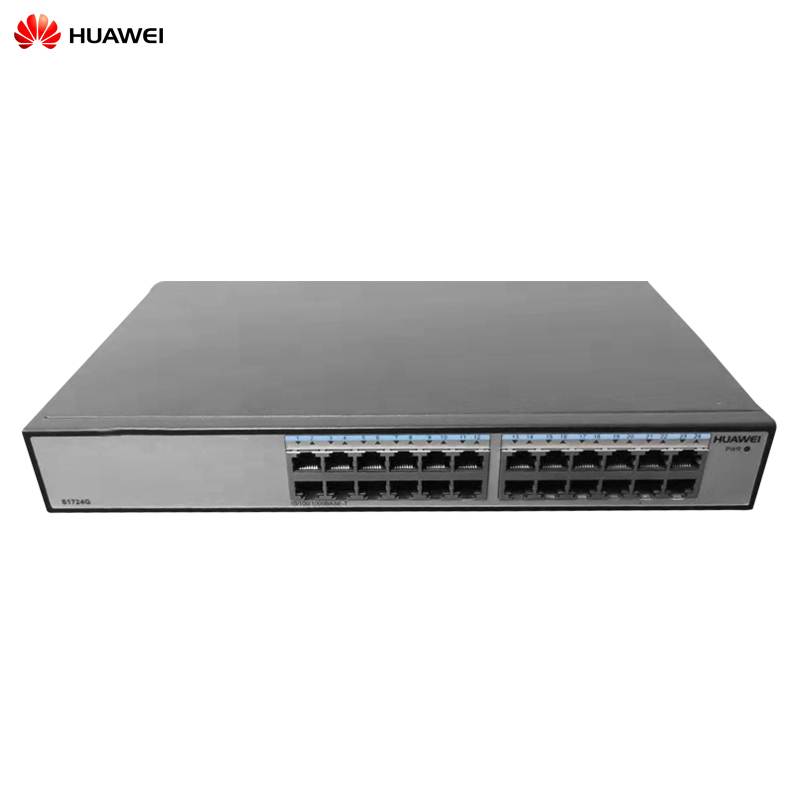 华为(HUAWEI)S1724G-AC 24口全千兆企业级以太网络交换机 即插即用 适用企业/监控网络分流器