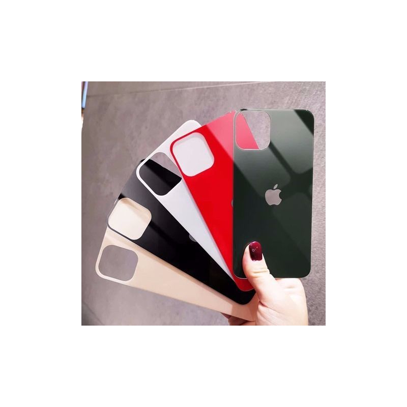 11钢化膜后膜iphone11promax彩色膜11pro手机后贴防爆玻璃膜