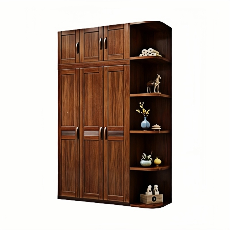 豫汉迎实木衣柜更衣柜高清大图