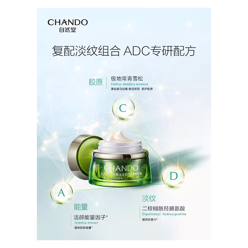 自然堂 雪松精油活颜御龄明眸眼霜15g (单位：罐）高清大图