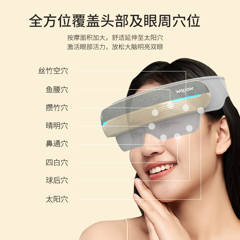 沃品头眼一体按摩仪 EM06高清大图
