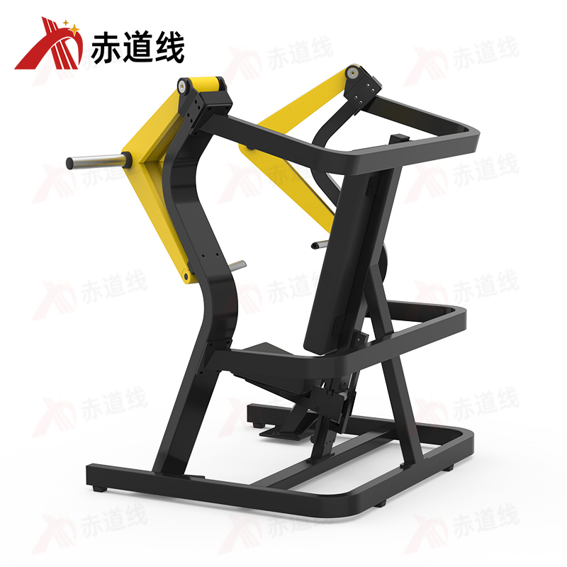 赤道线 坐式推胸训练器胸部训练器综合训练器材平推训练器 不含哑铃片CDX-A523S-BFT1001高清大图