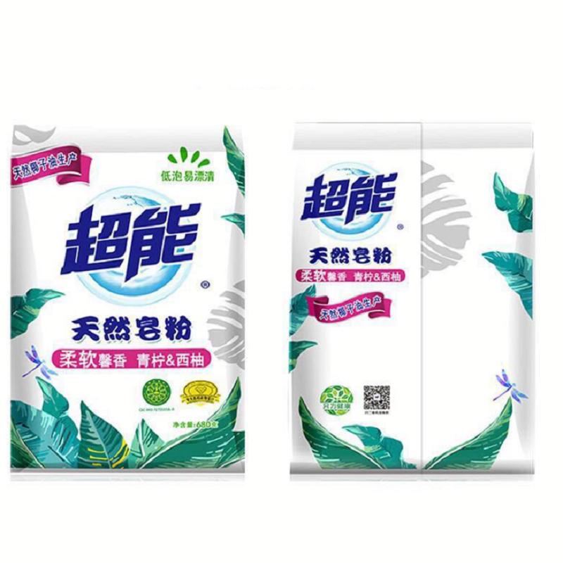 超能 柔软馨香 青柠西柚 680g 天然皂粉 洗衣粉(计价单位:袋)