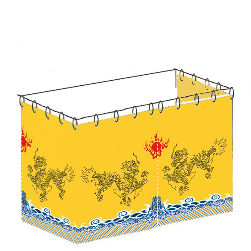 维诺亚皇宫床帘正大光明宿舍学生寝室遮光加厚上铺下铺皇帝网红搞怪八宝高清大图