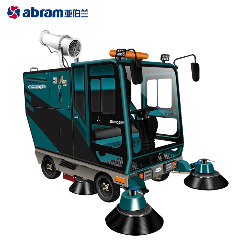 亚伯兰(abram)YBL-2300-2锂电款 大型扫地车扫路车市政环卫清扫 配备高压冲洗 驾驶式扫地车四轮扫路车