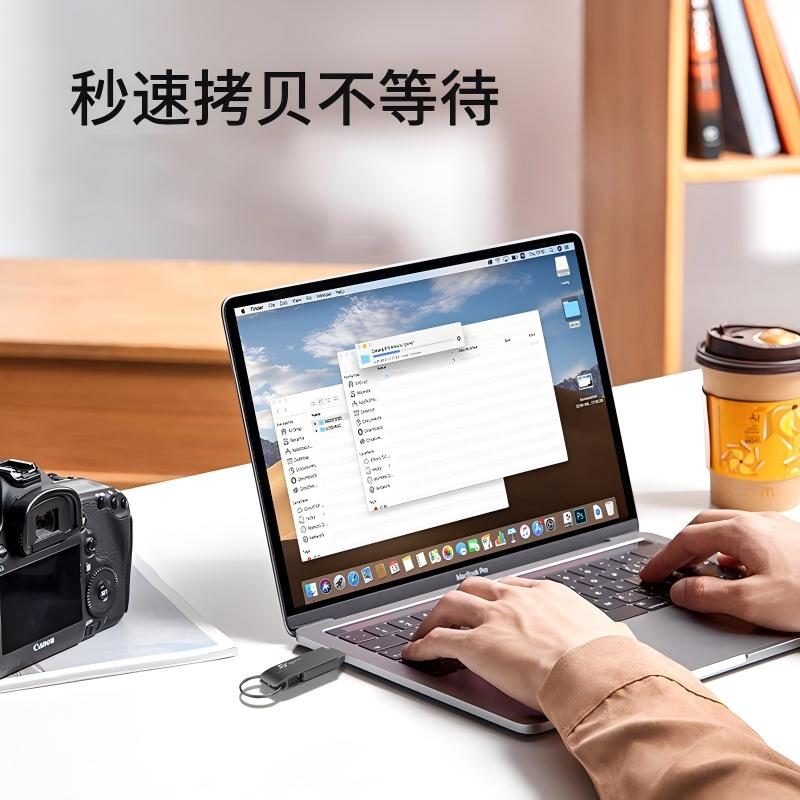 闪服米 高速金属双头旋转U盘 SF30盎然系列 128G 1个装高清大图
