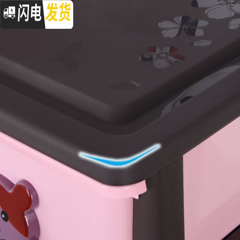 三维工匠加厚大号收纳柜盒塑料多层抽屉式收纳柜子宝宝衣柜玩具衣服整理柜高清大图
