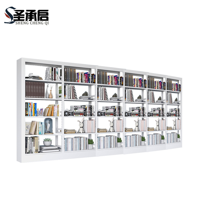 圣承启 铁皮书架 五列 组高清大图