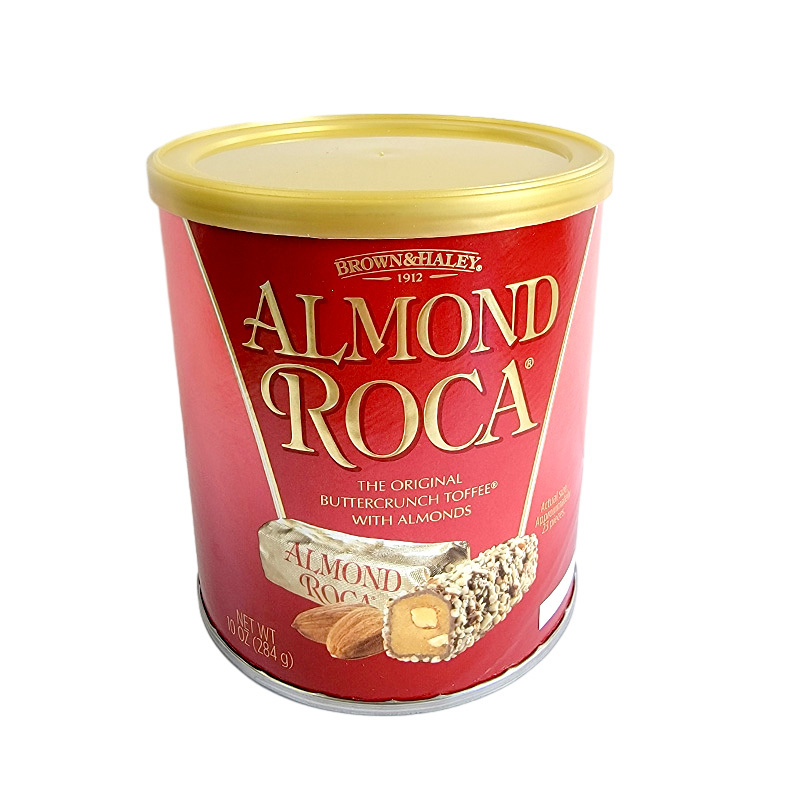 美国进口Almond Roca乐家腰果巧克力味海盐焦糖黑巧克力糖284g罐装多口味礼盒零食
