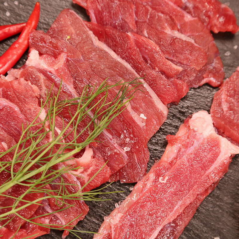 恒都牛肉礼盒1650g鲜浓多汁口感鲜美满口留香火锅B款肉质嫩滑高清大图