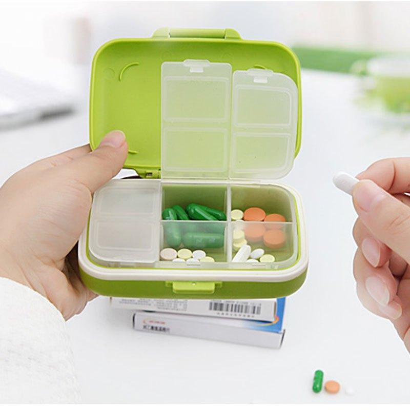 药盒便携式一周随身迷你小药盒药丸药片药品盒薬盒分药盒子时尚创意