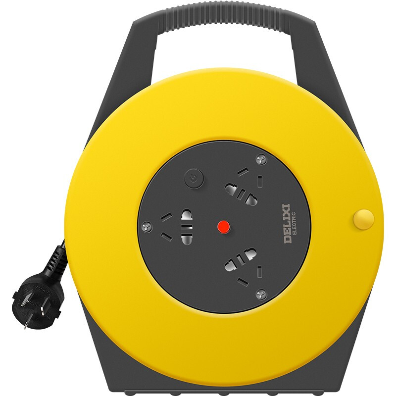 德力西电气CD98C-J系列卷线盘 三位五孔 10米 CD98C-JK3X/F高清大图