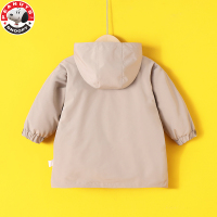 史努比(SNOOPY)童装儿童脱卸羽绒服女中小童宝宝加厚素色洋气时尚保暖羽绒服AJ018