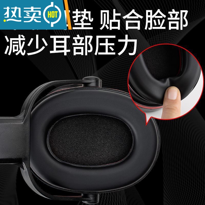 显彩头戴式耳塞睡眠睡觉专用防噪音学习专用宿舍耳罩隔音器 舒适伸缩款蓝色耳罩[≈36分贝]隔音耳塞高清大图