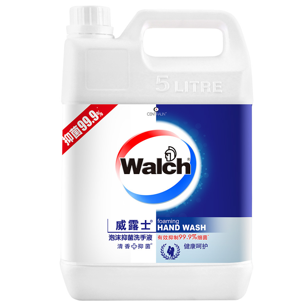 威露士健康抑菌洗手液5L大桶10斤装健康呵护倍护滋润 健康呵护(泡沫款补充液)高清大图