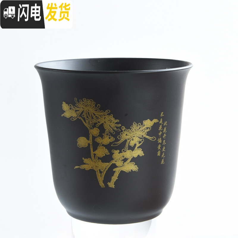 三维工匠老桩紫砂花盆陶瓷特价肉肉家用清仓简约创意大号绿萝多肉小花盆栽 JF-紫砂花盆-菊 11cm