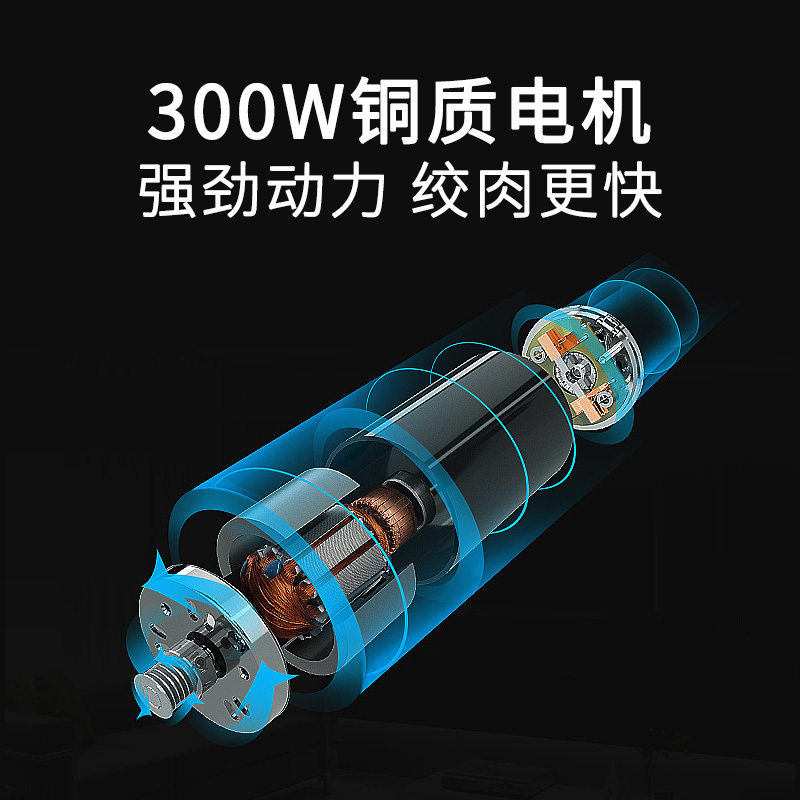 益多 绞肉机搅拌机小型迷你家用多功能家用全自动多功能电动小型料理机搅拌机碎肉绞馅辅食机 XF-01
