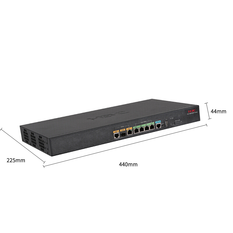 华三(H3C)RT-MER5200+LIS-ACG-1Y多WAN口全千兆企业级路由器 内置AC 带机量250-350