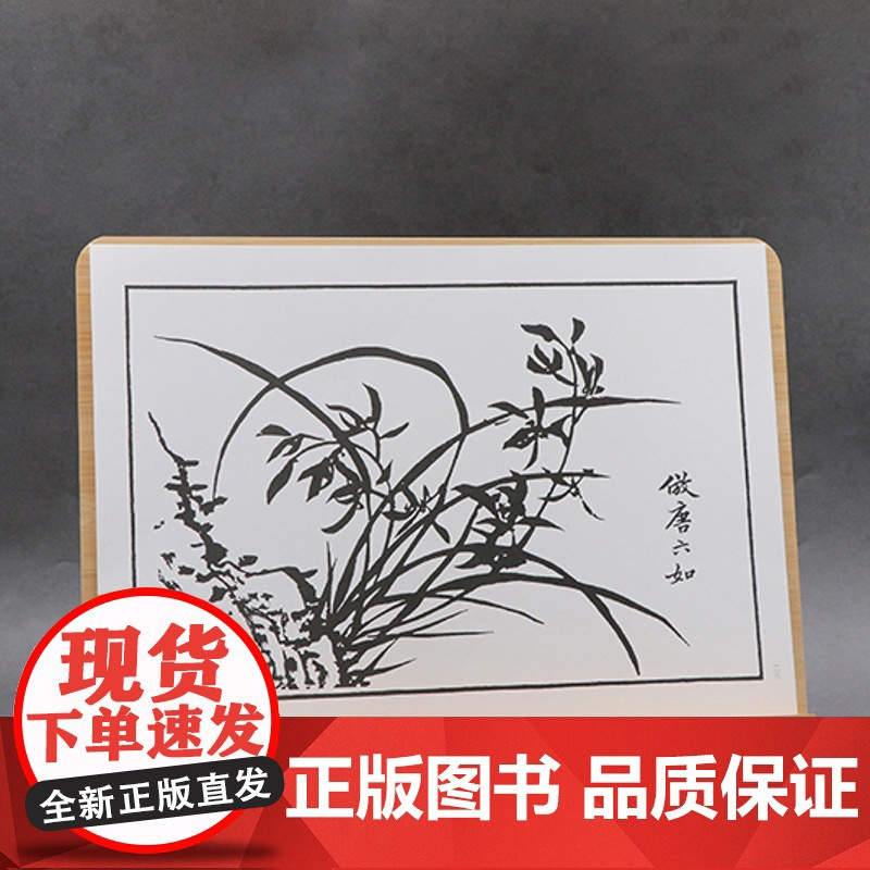 书单册可选]芥子园画谱 精选放大版 梅兰竹菊+山石谱+树谱 原版国画技法经典作品 中国画入门临摹技法芥子园画传正版图书籍