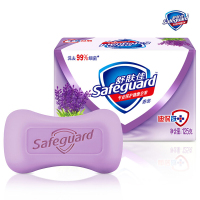 舒肤佳(Safeguard ) 香皂 薰衣草舒缓呵护香皂 125g/块 72块/箱 一箱装