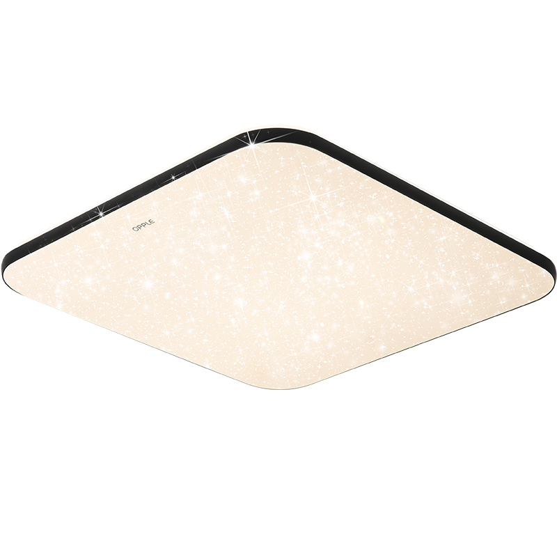 欧普照明方卧智控升级led圆形方形现代黑边简约卧室餐厅书房吸顶灯ws